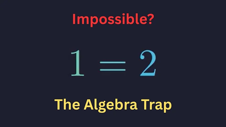 The Flawless 'Proof' That 1=2 (Can You Spot the Mistake?)