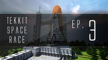 Tekkit Space Race!! Ep  3!!