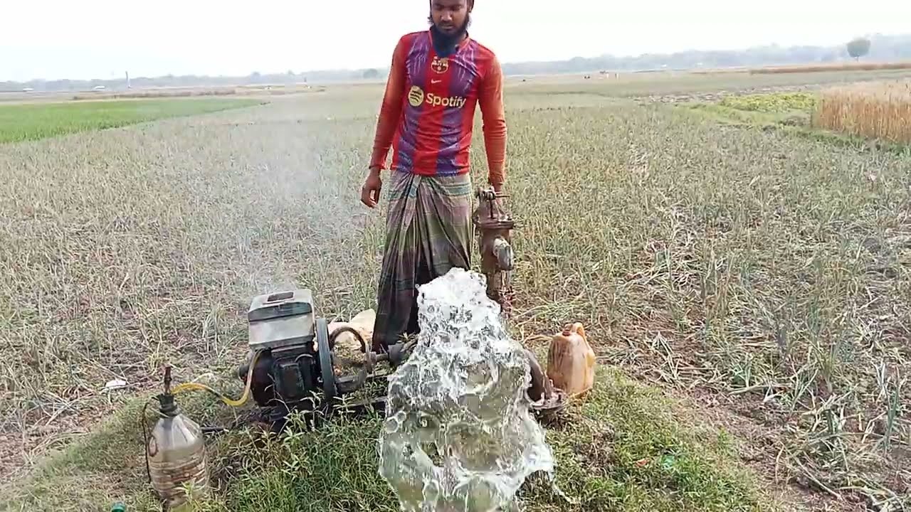 water pump mechanism starring village life amazing old mechanism well work would big boy starring