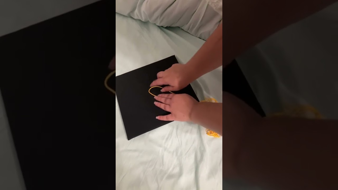 How to put tassel on graduation cap