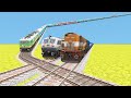 Train descend on big sky railway bridge railroad crossingtrain gameplay  trainsfun  indian train