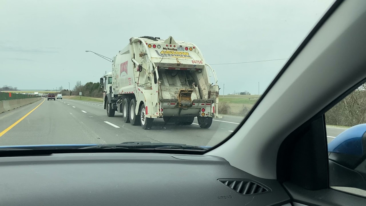Rumpke truck going to the dump YouTube