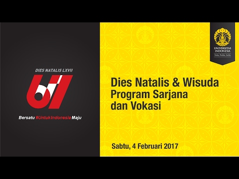 Wisuda UI Program Sarjana & Vokasi Semester Gasal 2017