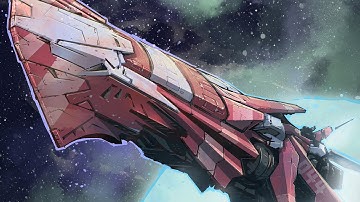 Spaceship 044 - Procreate Drawing Process