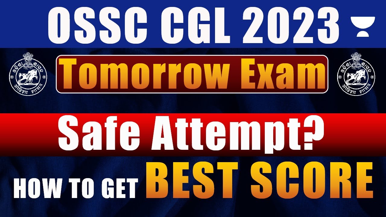 How To Secure Best Score In OSSC CGL Exam YouTube