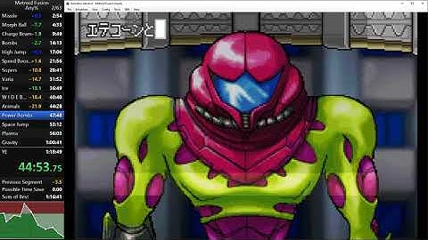 Metroid Fusion Any% speedrun in 1:17:25