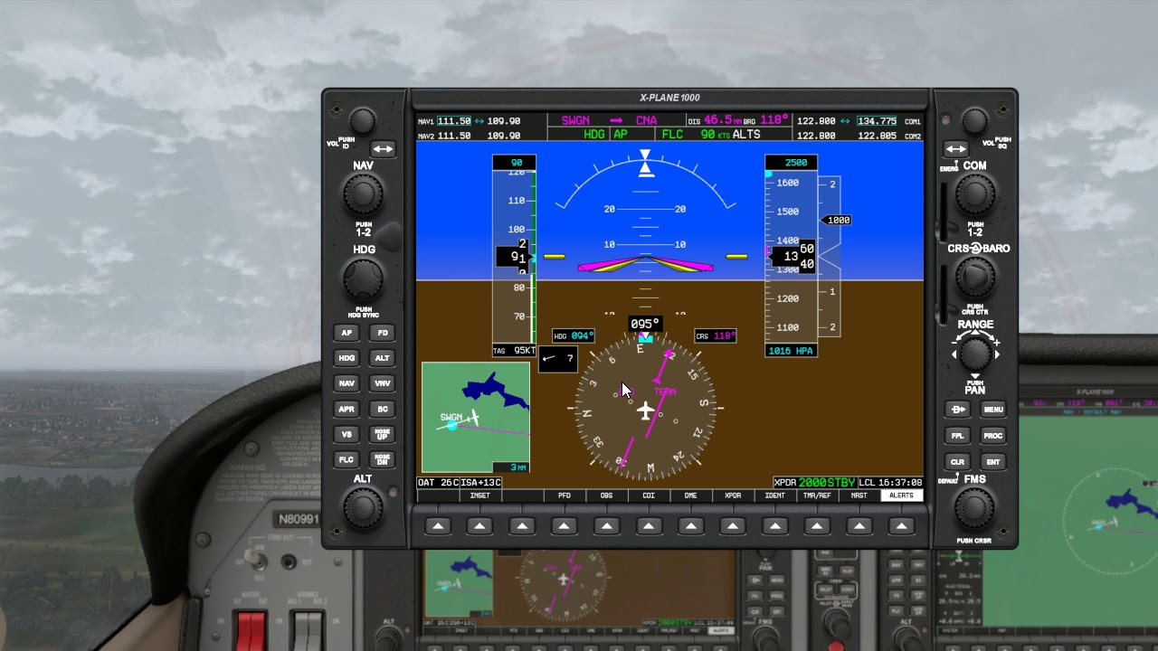 X Plane 11 Usando o Garmin G1000 - YouTube