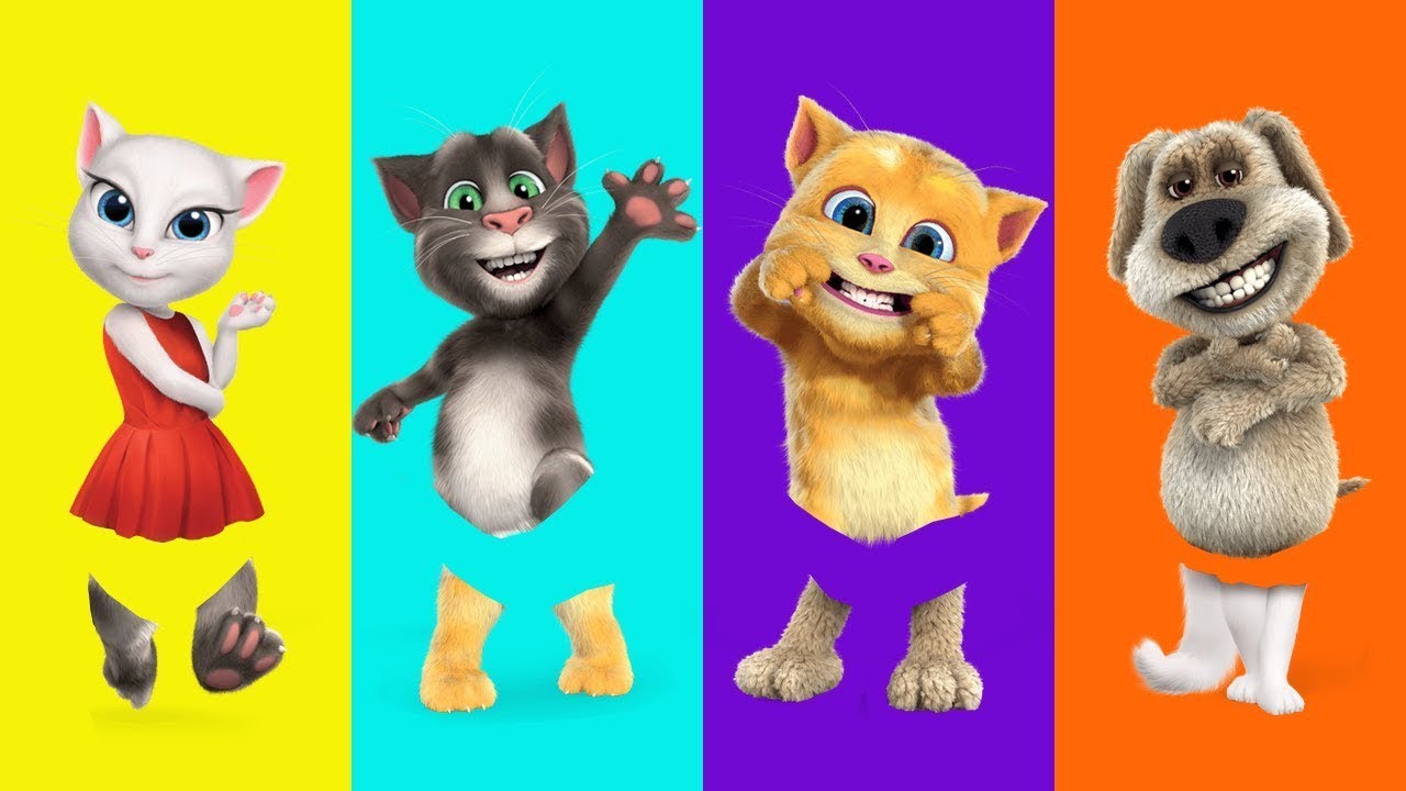 анджела, кот том, хэнк джинджер, бен. говорящий том и анжела бен. том анджела хэнк джинджер бен. игра том бен джинджер. том и его друзья анджела.