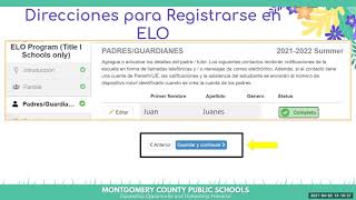 ELO Registration Video Spanish