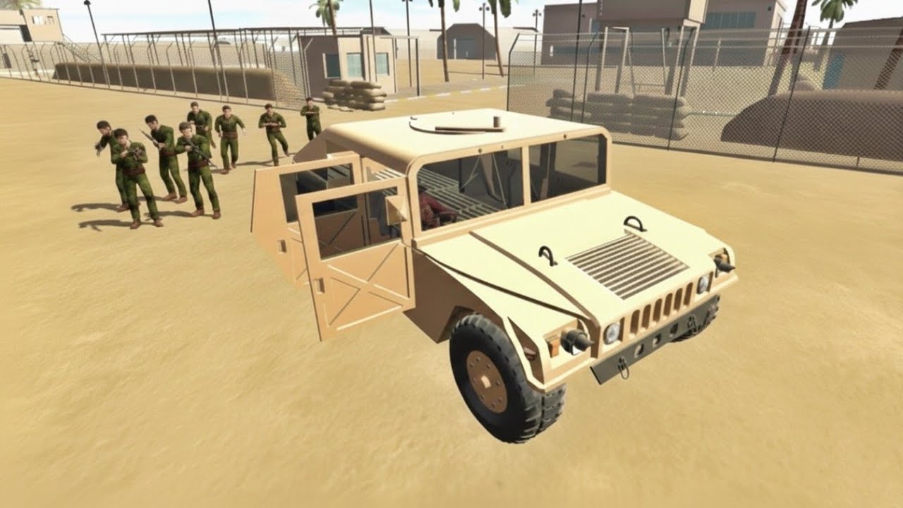 ​High-Speed Chase! Military Base se Gaadi Chori Kar Li ! Virender Here Gaming