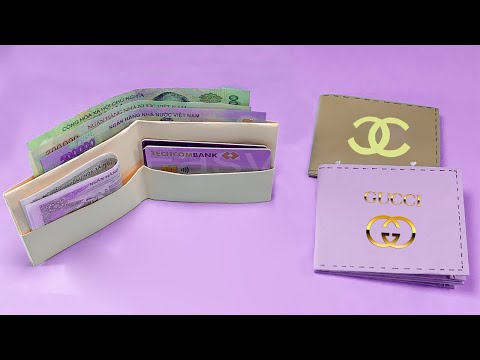 Video Hướng Dẫn Cách Gấp Ví Tiền Đơn Giản Bằng Giấy A4 - youtube