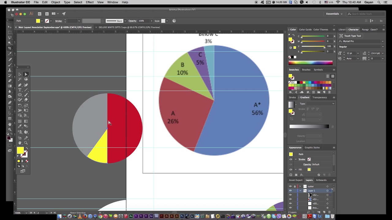 How To Change Color Of Pie Chart In Illustrator