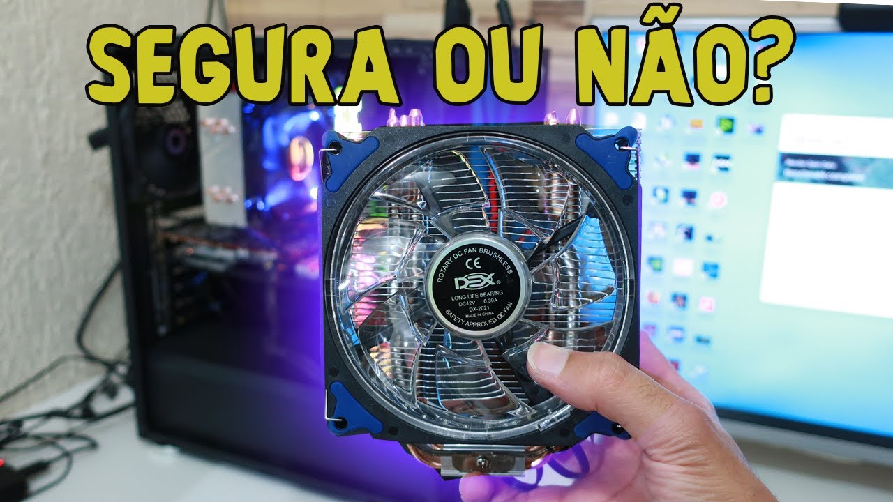 CPU Cooler DEX DX 2021 - Unboxing e Comparativo Com Gammaxx 400