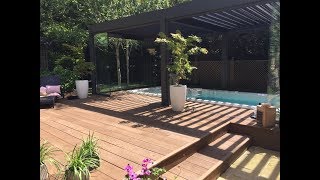 Hydropool Swim Spa Garden Project