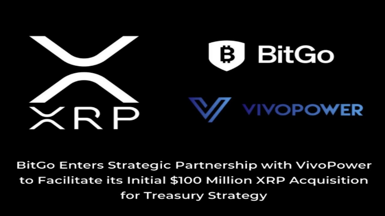 VivoPower, BitGo, and XRP Custody