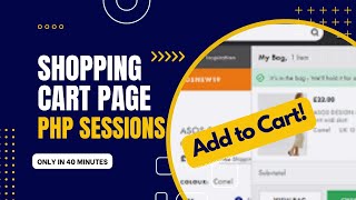 How to make Shopping Cart using PHP Session