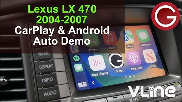 How wireless CarPlay & Android Auto work on Lexus LX470 2004 2005 2006 2007 | GROM VLine VL2 LEX4