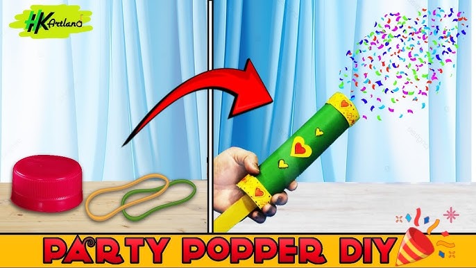 How party popper works ? POP! 