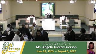 Ms. Angela Tucker Frierson- August  13, 2022- Leevy's Funeral Home Livestream