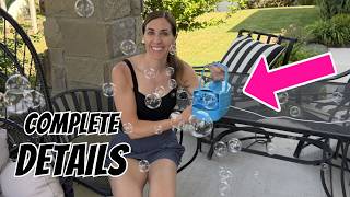 Testing the Sizonjoy Bubble Maker: 18000 Bubbles Per Minute Review