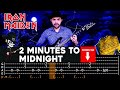 Iron maiden 2 minutes to midnight  cover by masuka  lesson  guitar tab