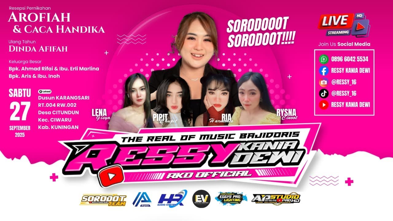 🔴LIVE SIANG "RKD OFFICIAL (RESSY KANIA DEWI)" || DESA CITUNDUN - CIWARU || 27 SEPTEMBER 2025