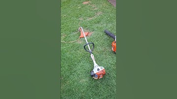 Stihl FS45 string trimmer head spinning at idle speed. #michaelstoolbench #fs45 #stringtrimmer