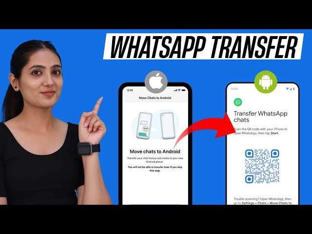 How to Transfer WhatsApp Data/Messages From iPhone to Android In 2024 [100% Free] class=