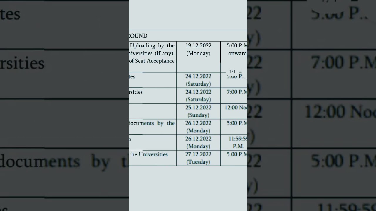ICAR UG - 2022 First Round Revised Schedule 🔥🔥 | 
