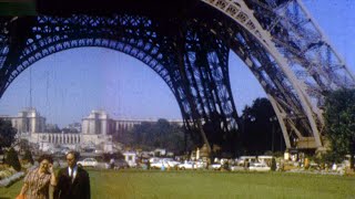 Paris 1970 - The Eiffel Tower, France (silent color 8mm film)