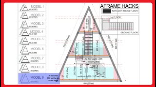 9 TYPES OF A-FRAME STAIRS
