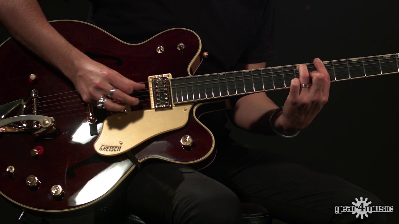 Gretsch G6122T-62GE Chet Atkins with Bigsby, Walnut Stain