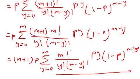 Stochastic Processes: Binomial Distribution