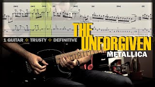The Unforgiven | Guitar Cover Tab | Guitar Solo Lesson | Backing Track with Vocals 🎸 METALLICA