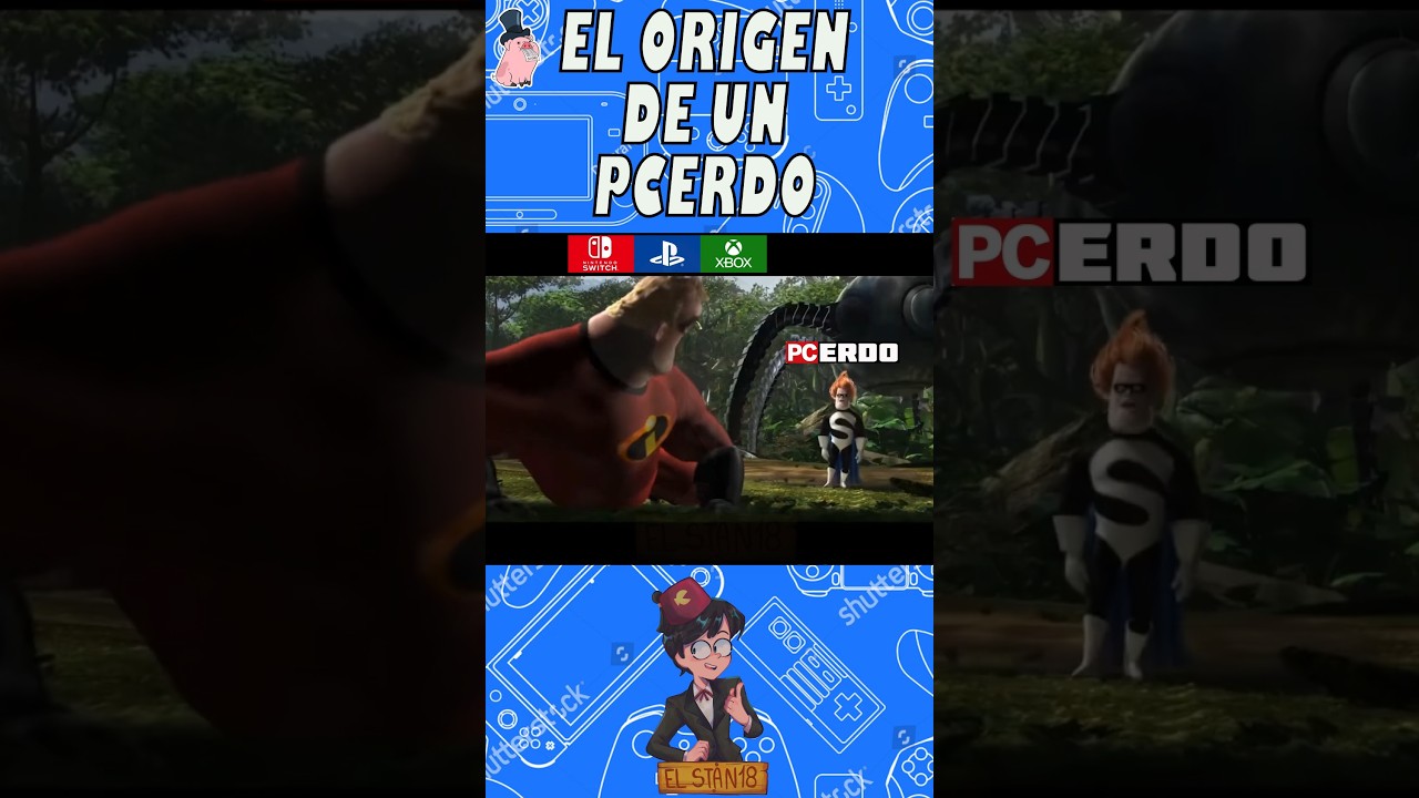 El origen de un Pcerdo 😮😮🎮🎮 
