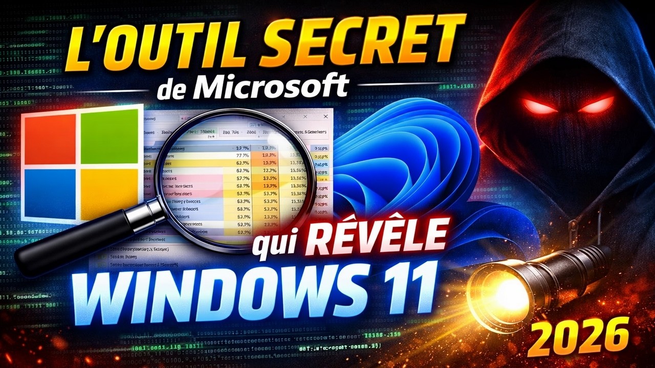 Outils Secret L’outil SECRET de Microsoft qui révèle tout ce que fait Windows 11 2026 ...