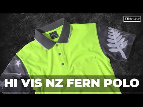 JB's wear - Hi Vis NZ Fern Polo