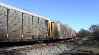 CSX Q249 in Hi Def at Shenandoah Junction,WV on 1/15/12