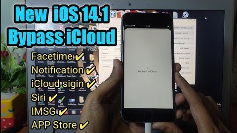 iOS 14.1 Untethred Bypass iCloud Support Fixed Facetime Notification Siri iCloud Sigin IMSG 100% ✅💯💯