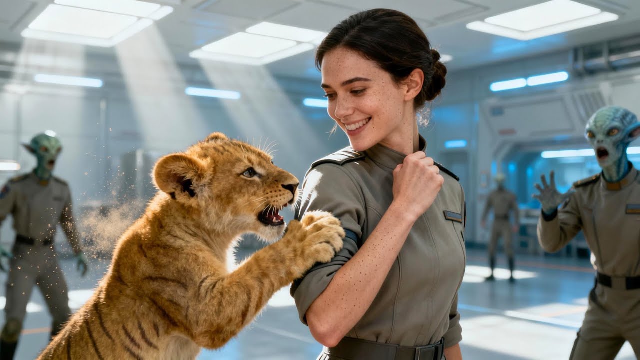 The Predator Cub Bit the Human’s Sleeve — The Room Panicked, but She Tugged Back With a Smile | HFY