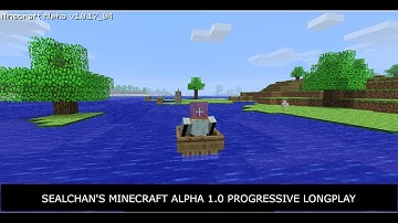 Minecraft Alpha v1.0 Longplay - E177 (R15) - Coastal Expedition from the Port of Bellevue