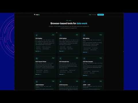 SQLify - tool which makes data jobs easy