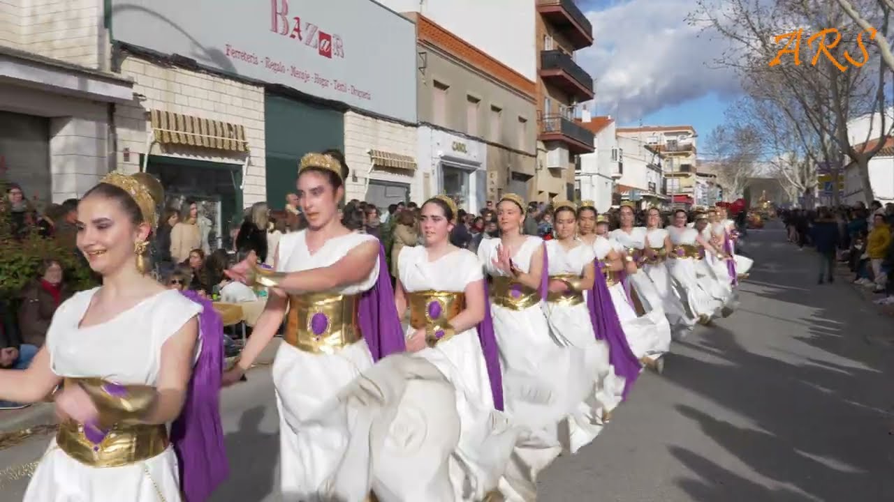 Asociacion Juvenil Ritmo Joven    Desfile Comarcal Carnaval Mota del Cuervo 2024