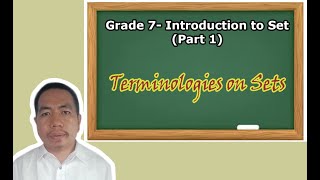 Grade 7- Introduction to Sets (Part 1)