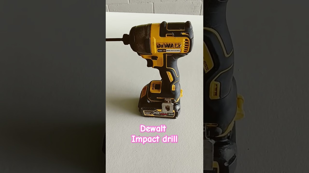 bor baterai impact drill dewalt. 