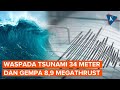 Riset BMKG: Indonesia Berpotensi Tsunami 34 Meter dan Gempa Megathrust M 8,9