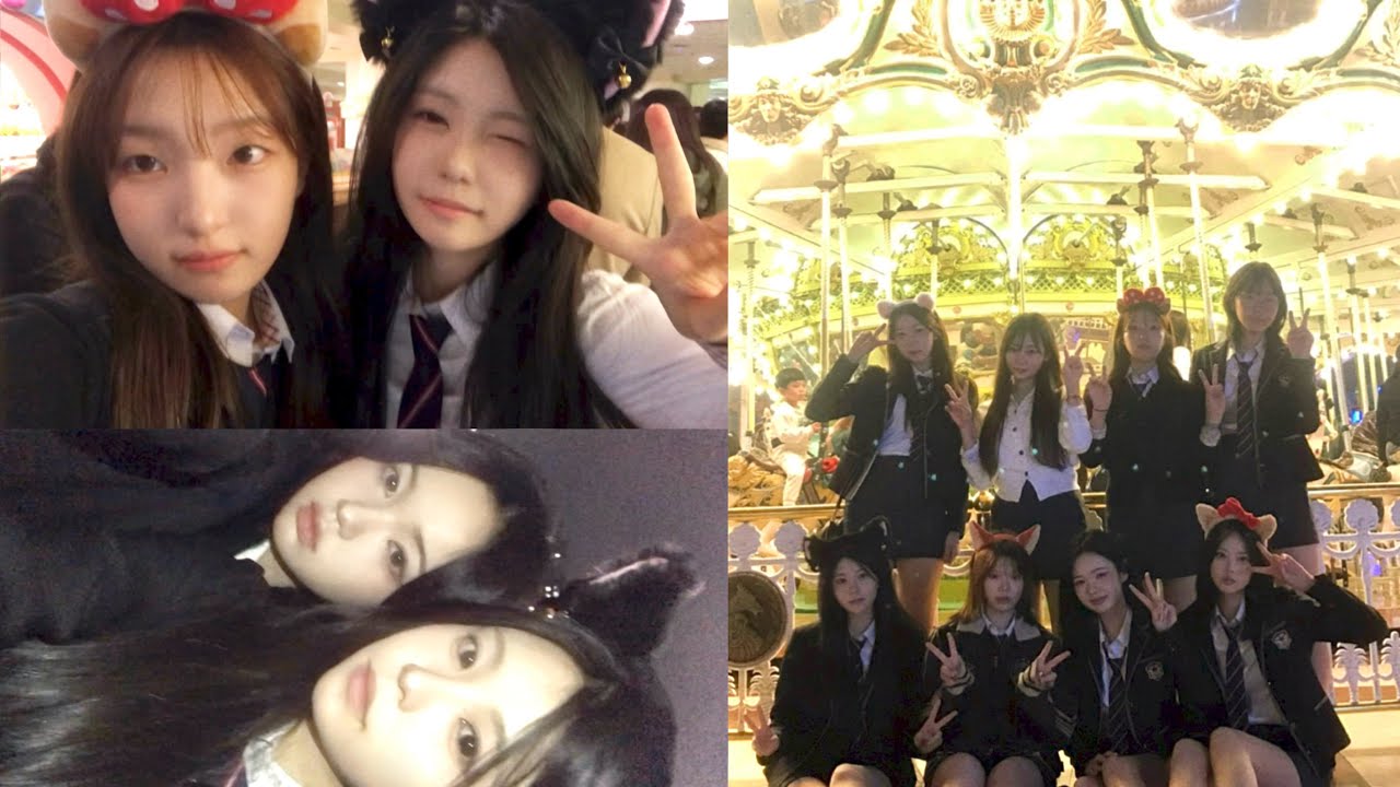 시험 끝난 18세 미소녀들의 롯데월드