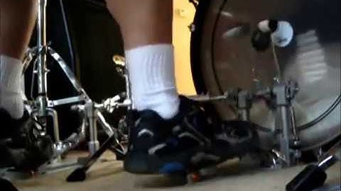 Test-driving on the Pearl Demon Drive Double Pedal