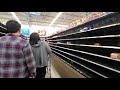 Coronavirus panic shoppers Walmart