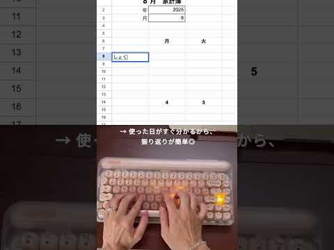 検証　スプレッドシートの家計簿はラクに続く？？